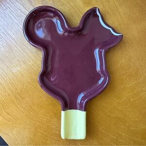 Disney Mickey Premium Ice Cream Bar Spoon Rest - new